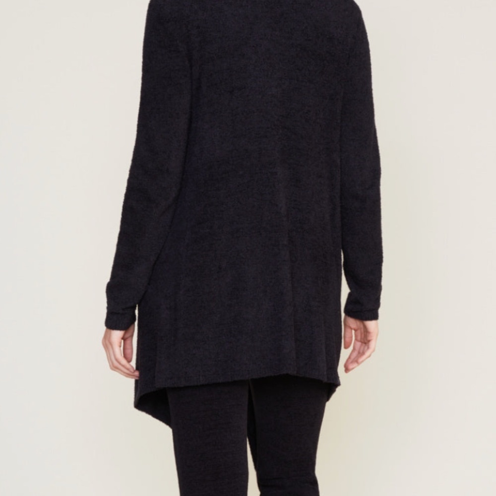 Barefoot Dreams Bamboo Chic Lite Cardigan, Black, S/M, New Condition - Picture 3 of 7